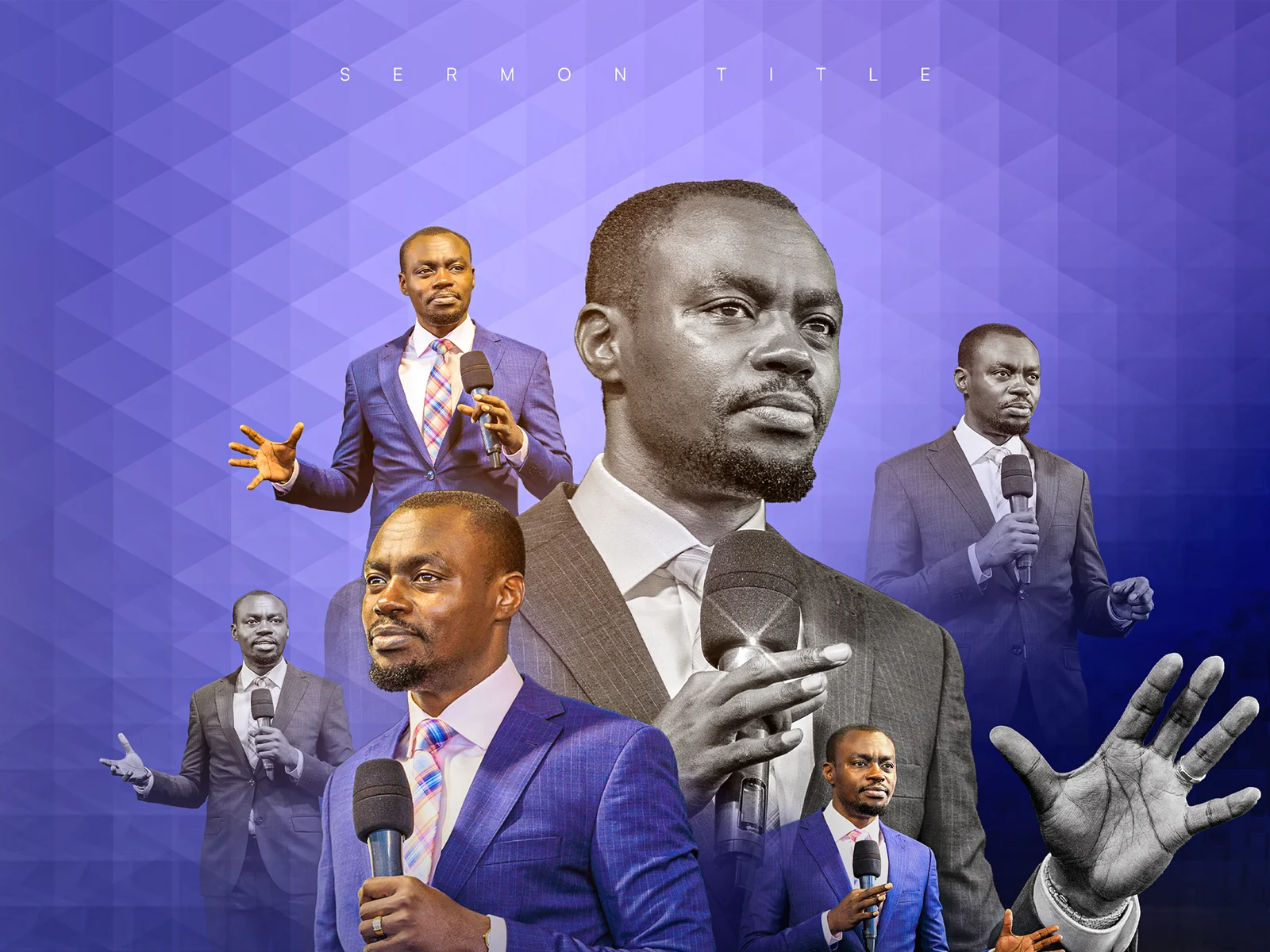 Phaneroo 12th Anniversary identity: a gold numeral 12 on deep green, shown on printed flyers, apparel and a roadside billboard